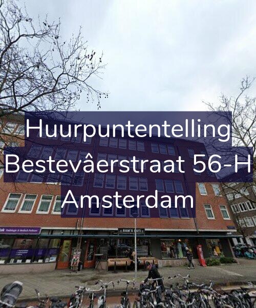 Foto gevel Huurpuntentelling voor Bestevâerstraat 56-H, Amsterdam