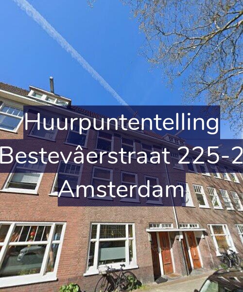 Foto gevel Huurpuntentelling voor Bestevâerstraat 225-2, Amsterdam
