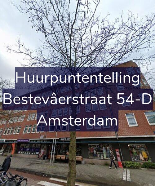 Foto gevel Huurpuntentelling voor Bestevâerstraat 54-D, Amsterdam