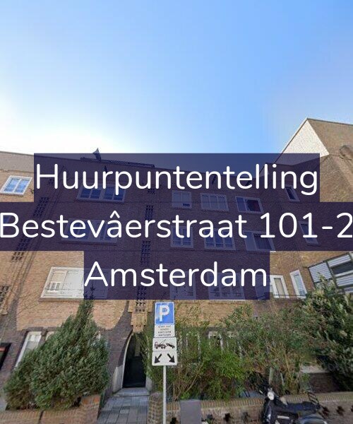 Foto gevel Huurpuntentelling voor Bestevâerstraat 101-2, Amsterdam