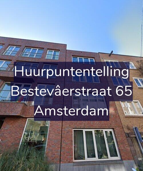 Foto gevel Huurpuntentelling voor Bestevâerstraat 65, Amsterdam