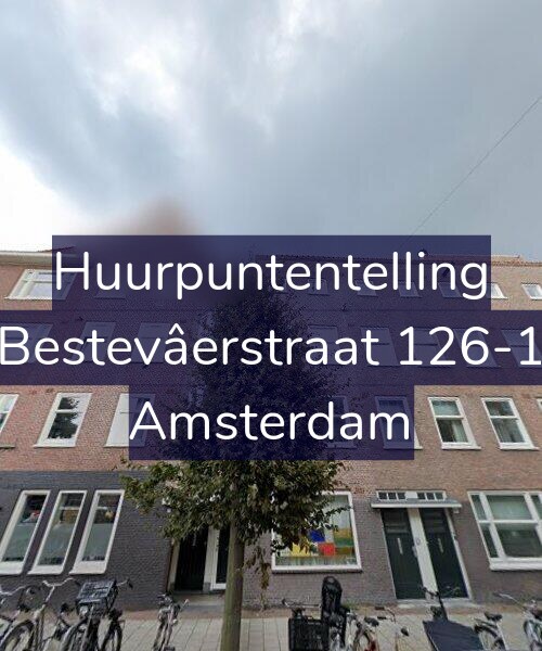 Foto gevel Huurpuntentelling voor Bestevâerstraat 126-1, Amsterdam