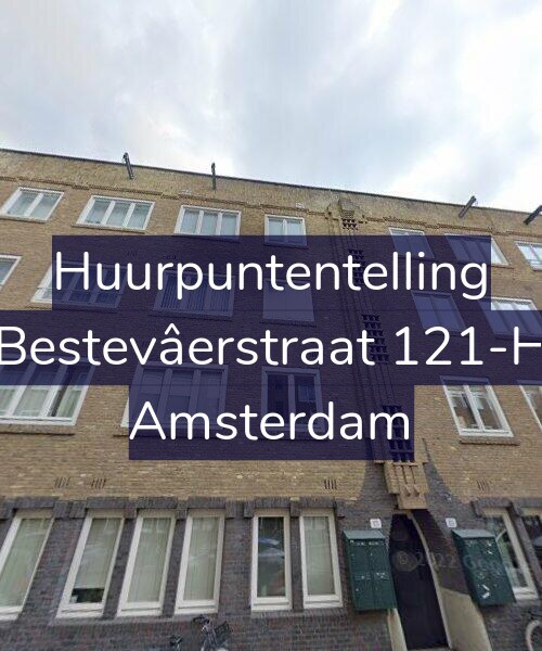 Foto gevel Huurpuntentelling voor Bestevâerstraat 121-H, Amsterdam