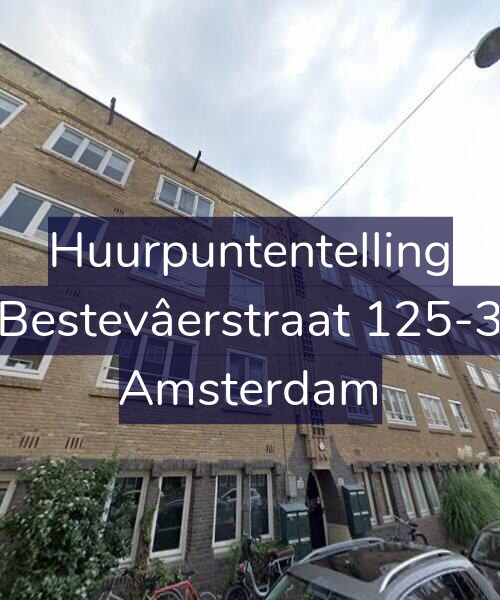 Foto gevel Huurpuntentelling voor Bestevâerstraat 125-3, Amsterdam