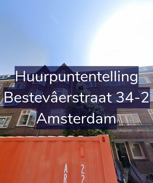 Foto gevel Huurpuntentelling voor Bestevâerstraat 34-2, Amsterdam