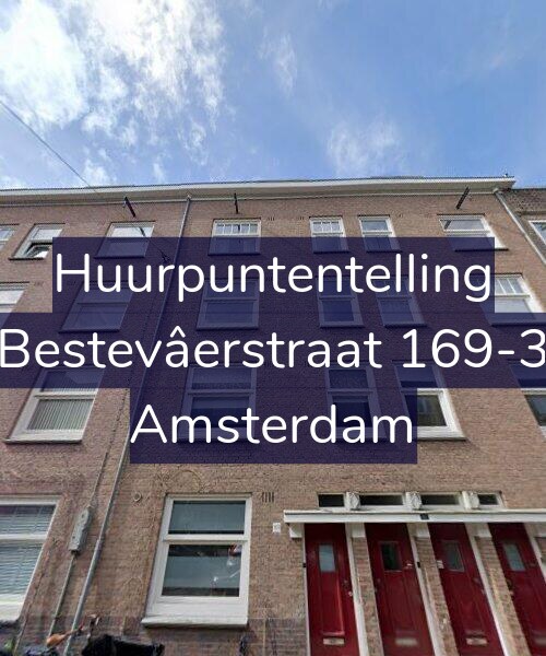 Foto gevel Huurpuntentelling voor Bestevâerstraat 169-3, Amsterdam