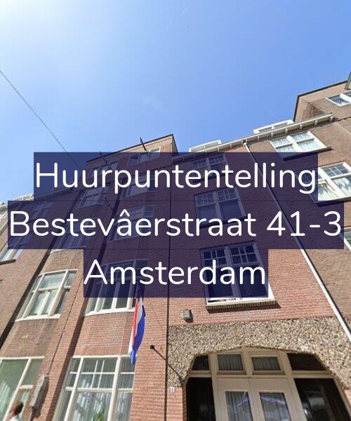 Foto gevel Huurpuntentelling voor Bestevâerstraat 41-3, Amsterdam