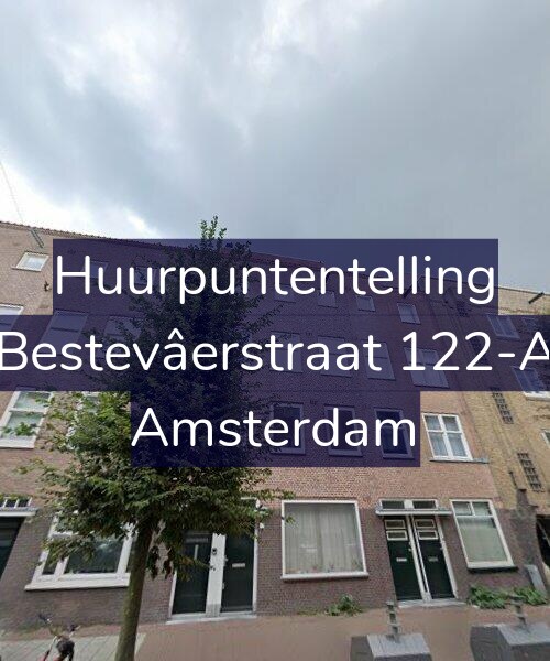 Foto gevel Huurpuntentelling voor Bestevâerstraat 122-A, Amsterdam
