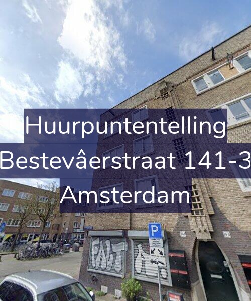 Foto gevel Huurpuntentelling voor Bestevâerstraat 141-3, Amsterdam