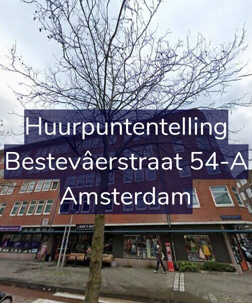 Foto gevel Huurpuntentelling voor Bestevâerstraat 54-A, Amsterdam