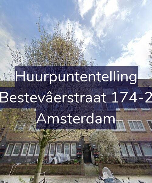 Foto gevel Huurpuntentelling voor Bestevâerstraat 174-2, Amsterdam