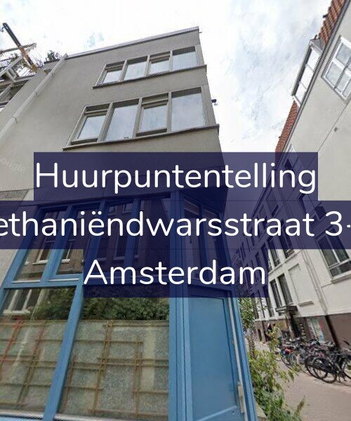 Foto gevel Huurpuntentelling voor Bethaniëndwarsstraat 3-A, Amsterdam