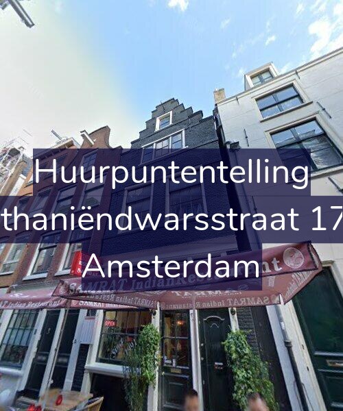 Foto gevel Huurpuntentelling voor Bethaniëndwarsstraat 17-1, Amsterdam