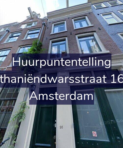 Foto gevel Huurpuntentelling voor Bethaniëndwarsstraat 16-A, Amsterdam