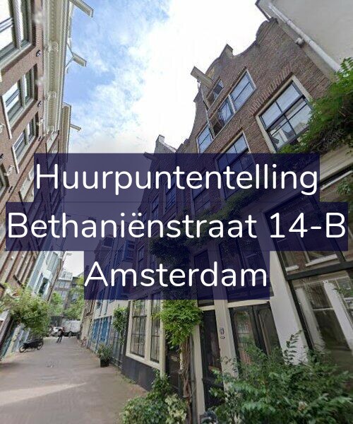 Foto gevel Huurpuntentelling voor Bethaniënstraat 14-B, Amsterdam