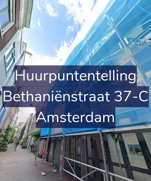 Foto gevel Huurpuntentelling voor Bethaniënstraat 37-C, Amsterdam