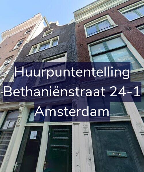 Foto gevel Huurpuntentelling voor Bethaniënstraat 24-1, Amsterdam