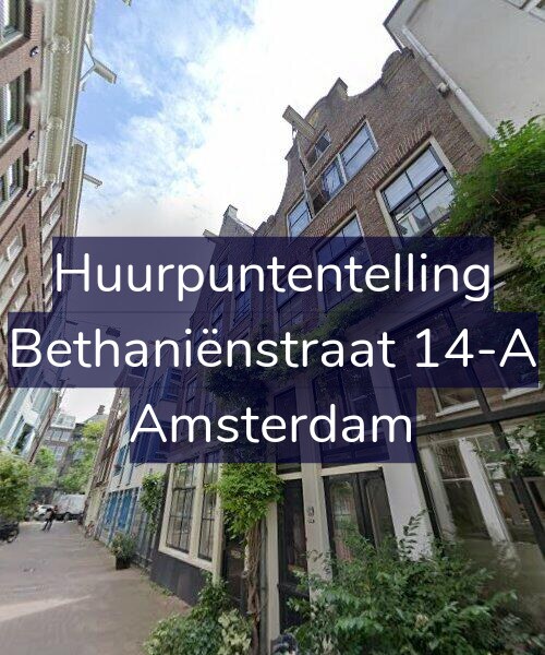 Foto gevel Huurpuntentelling voor Bethaniënstraat 14-A, Amsterdam