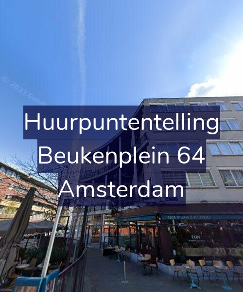 Foto gevel Huurpuntentelling voor Beukenplein 64, Amsterdam