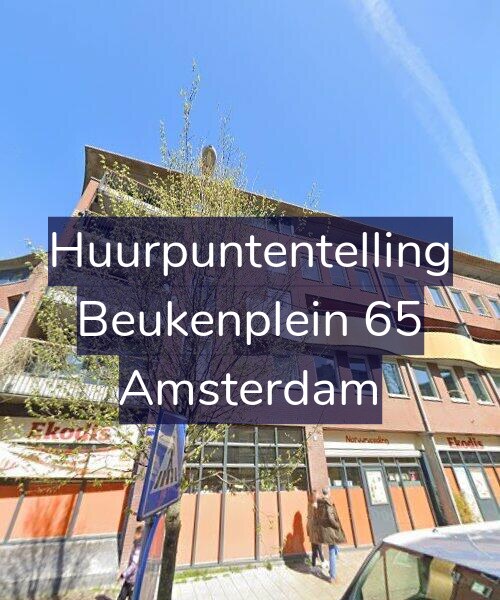 Foto gevel Huurpuntentelling voor Beukenplein 65, Amsterdam