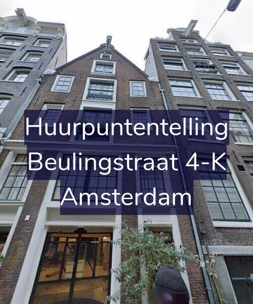 Foto gevel Huurpuntentelling voor Beulingstraat 4-K, Amsterdam