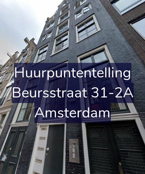 Foto gevel Huurpuntentelling voor Beursstraat 31-2A, Amsterdam