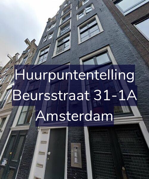Foto gevel Huurpuntentelling voor Beursstraat 31-1A, Amsterdam