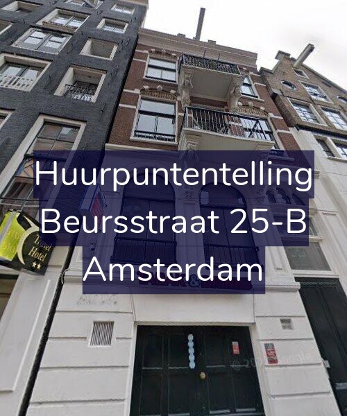 Foto gevel Huurpuntentelling voor Beursstraat 25-B, Amsterdam
