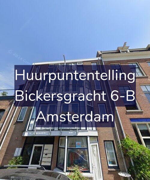 Foto gevel Huurpuntentelling voor Bickersgracht 6-B, Amsterdam
