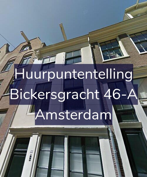 Foto gevel Huurpuntentelling voor Bickersgracht 46-A, Amsterdam