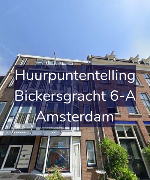 Foto gevel Huurpuntentelling voor Bickersgracht 6-A, Amsterdam
