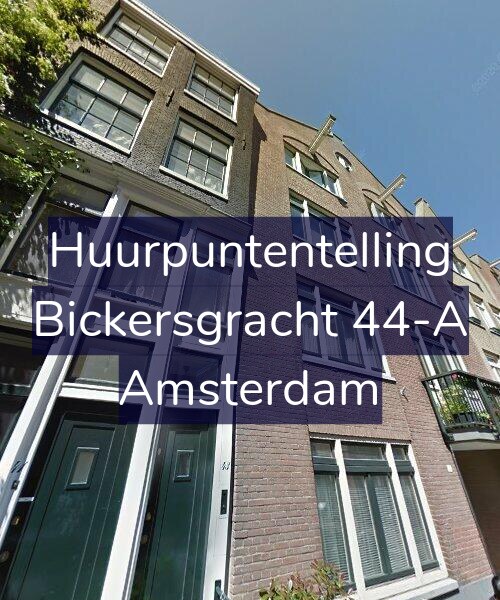 Foto gevel Huurpuntentelling voor Bickersgracht 44-A, Amsterdam