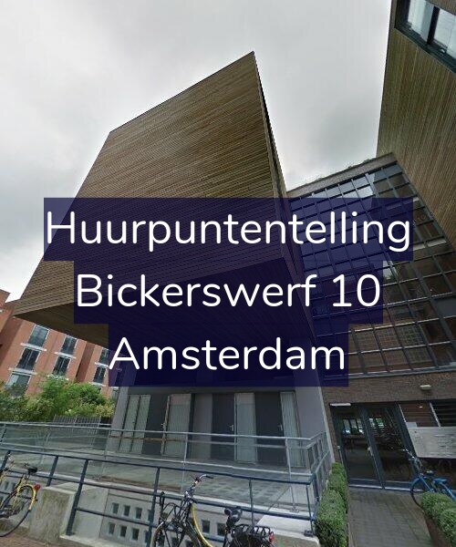 Foto gevel Huurpuntentelling voor Bickerswerf 10, Amsterdam