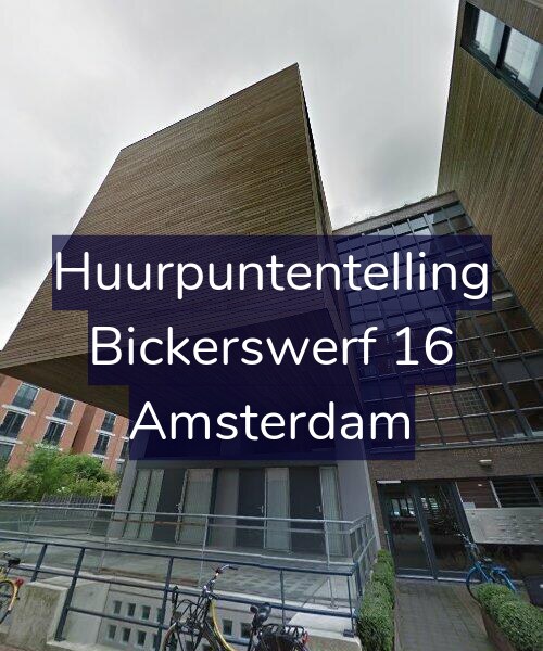 Foto gevel Huurpuntentelling voor Bickerswerf 16, Amsterdam