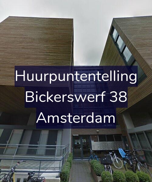 Foto gevel Huurpuntentelling voor Bickerswerf 38, Amsterdam