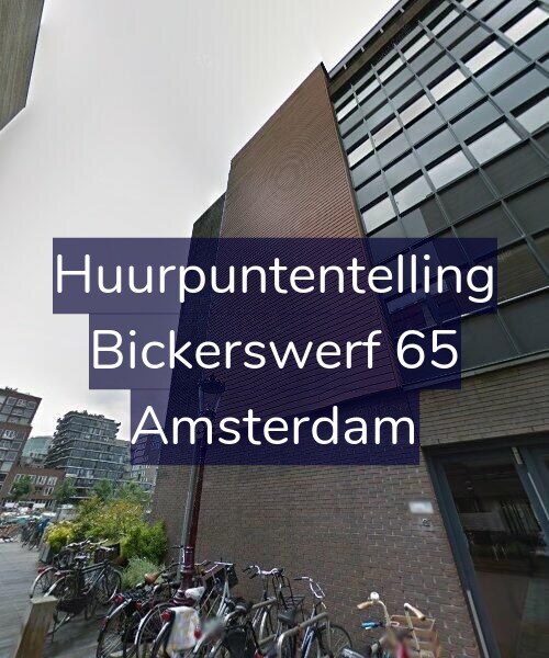 Foto gevel Huurpuntentelling voor Bickerswerf 65, Amsterdam