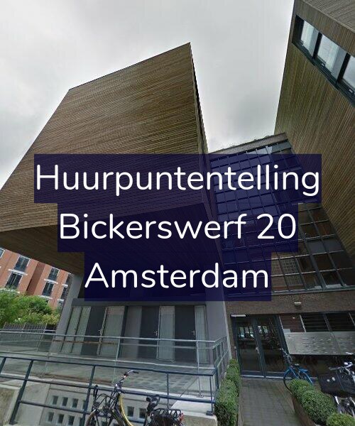 Foto gevel Huurpuntentelling voor Bickerswerf 20, Amsterdam