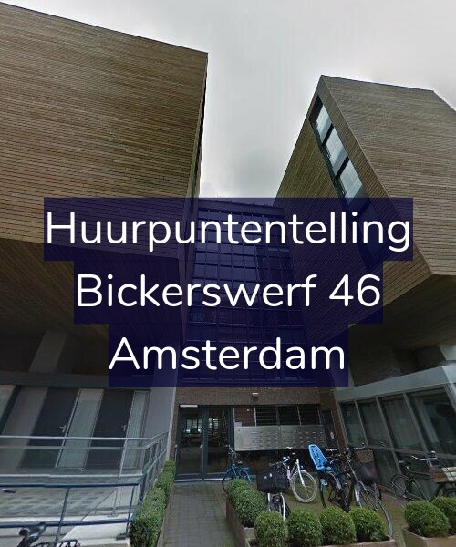 Foto gevel Huurpuntentelling voor Bickerswerf 46, Amsterdam
