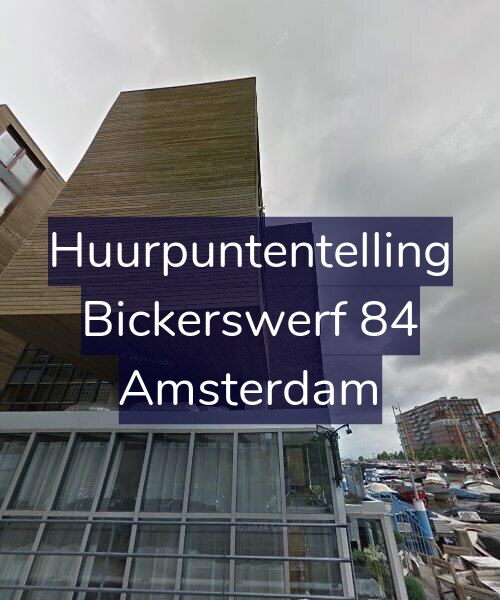 Foto gevel Huurpuntentelling voor Bickerswerf 84, Amsterdam