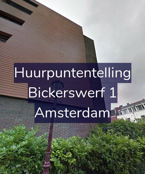 Foto gevel Huurpuntentelling voor Bickerswerf 1, Amsterdam