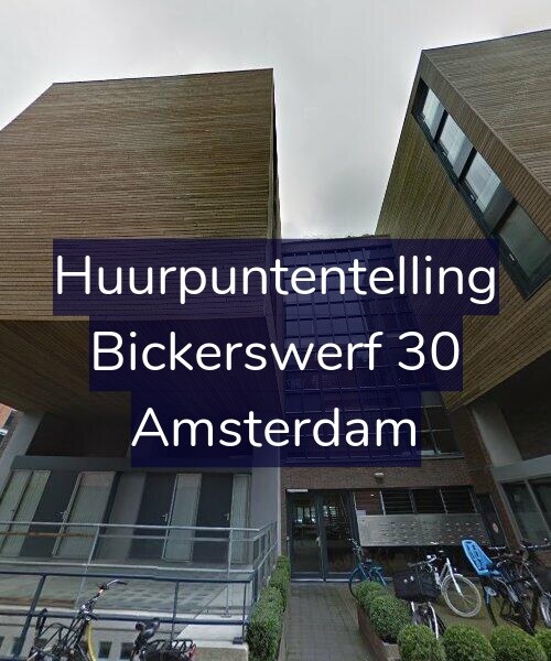 Foto gevel Huurpuntentelling voor Bickerswerf 30, Amsterdam