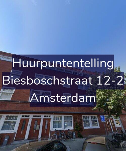 Foto gevel Huurpuntentelling voor Biesboschstraat 12-2, Amsterdam