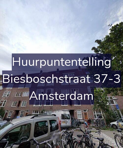 Foto gevel Huurpuntentelling voor Biesboschstraat 37-3, Amsterdam