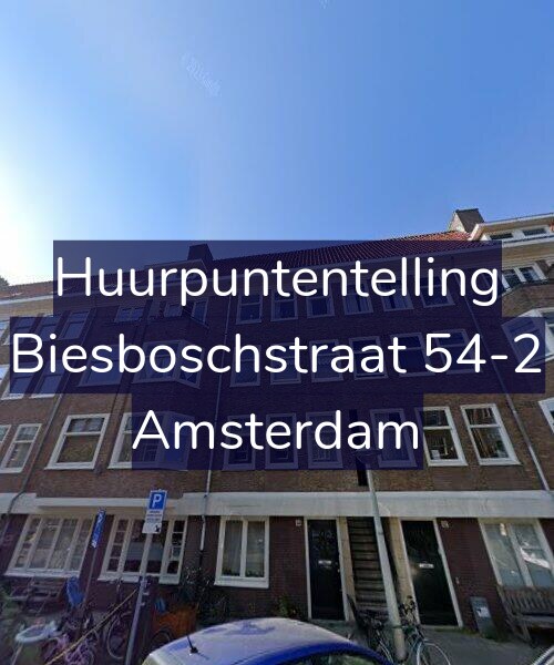 Foto gevel Huurpuntentelling voor Biesboschstraat 54-2, Amsterdam