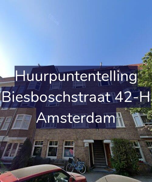 Foto gevel Huurpuntentelling voor Biesboschstraat 42-H, Amsterdam