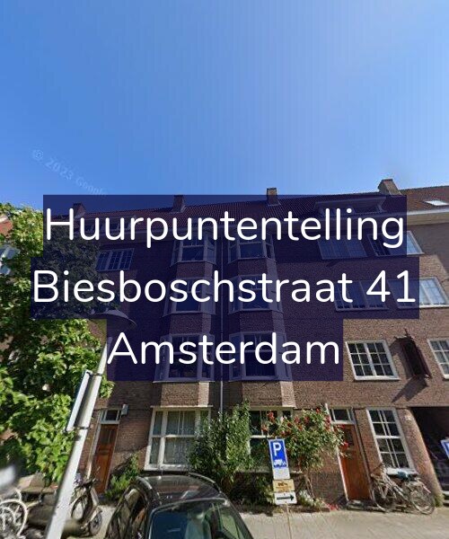 Foto gevel Huurpuntentelling voor Biesboschstraat 41, Amsterdam