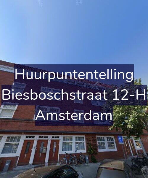Foto gevel Huurpuntentelling voor Biesboschstraat 12-H, Amsterdam