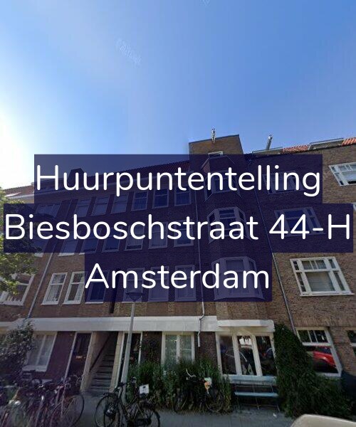 Foto gevel Huurpuntentelling voor Biesboschstraat 44-H, Amsterdam