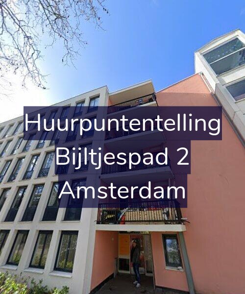 Foto gevel Huurpuntentelling voor Bijltjespad 2, Amsterdam