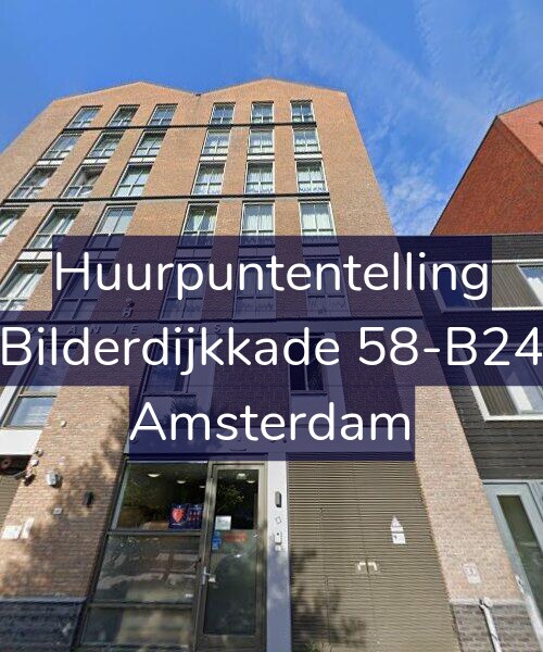 Foto gevel Huurpuntentelling voor Bilderdijkkade 58-B24, Amsterdam